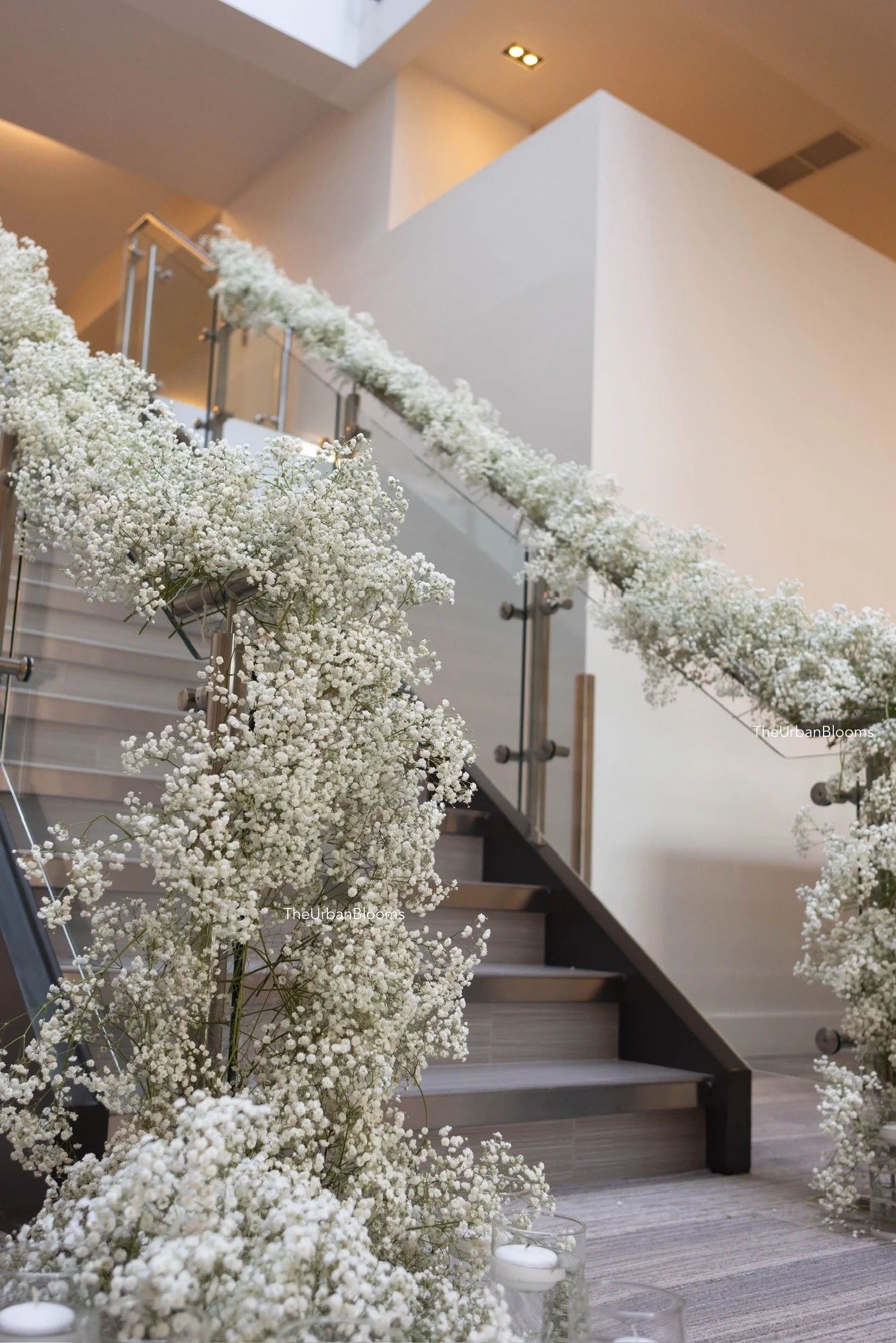 Babies breath staircase
