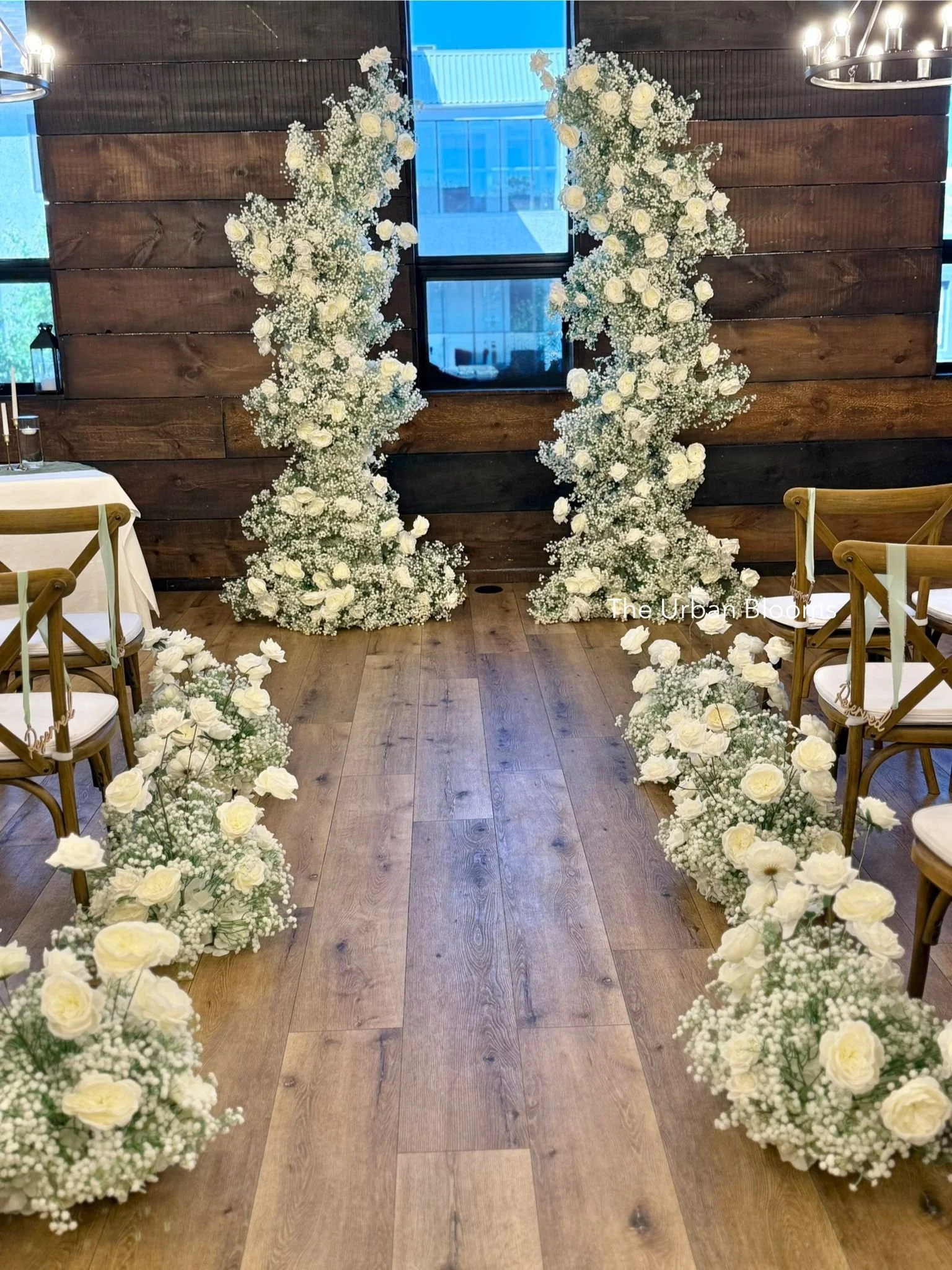 Complete faux baby's breath event set