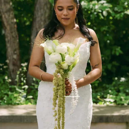 Bridal wedding bouquet by The Urban Blooms